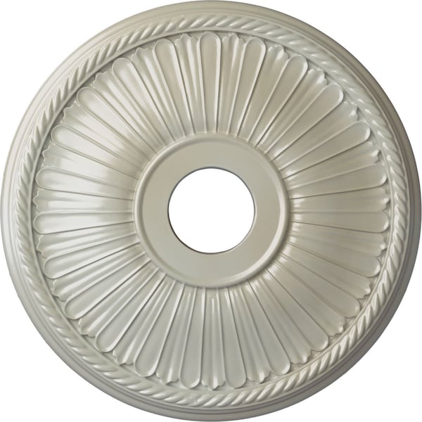 Ekena Millwork Berkshire Ceiling Medallion (Fits Canopies up to 6 3/8"), 20 1/8"OD x 3 7/8"ID x 1 7/8"P, Flash Blue CM20BE1FBS - main